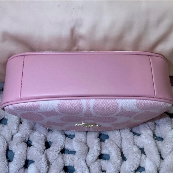 NNT Coach Teri Shoulder Bag In Signature Canvas CAL51 Powder Pink - Picture 6 of 11